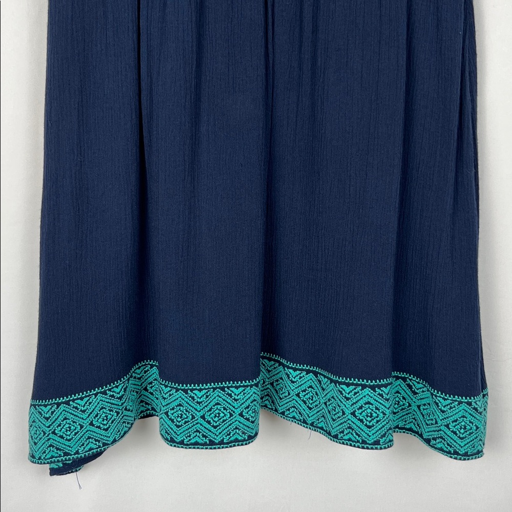 Brixon Ivy Navy Dress with Aqua Accents - Picture 7 of 13